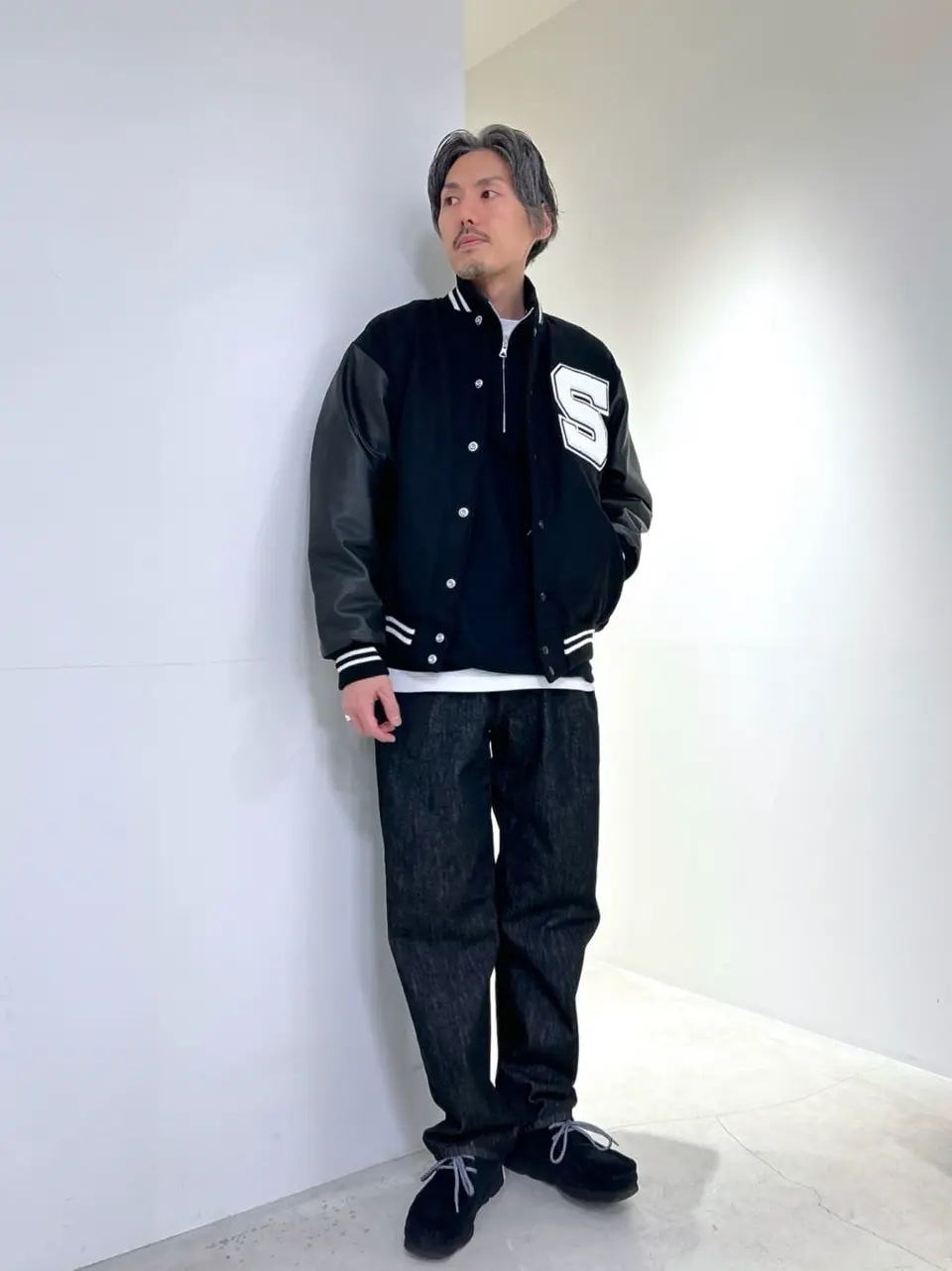 ノルディ CROP VARSITY JACKET クロップヴァーシティ ジャケット VETEZE x ATARA』 クローバーバーシティジャケット (Green) | 6L