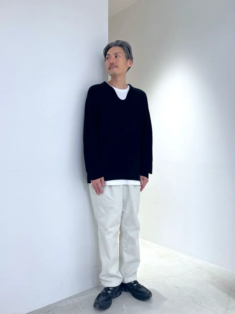 ニット セーター gimcontext Sea  Cotton V Skipper 23105100 レディース メンズ gim CONTEXT ニット セーター gimcontext Sea Island Cotton V