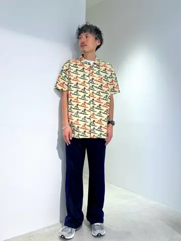 NEEDLES ニードルズ カーキ コンチスカート サルエルパンツ NEEDLES ニードルズ カーキ コンチスカート サルエルパンツ
