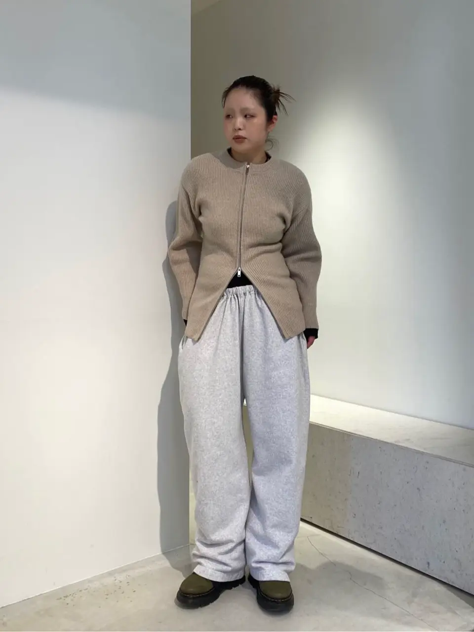 クラネ CLANE/クラネ/ZIP RIB KNIT TOPS 13106-2352 – calif（カリフ）公式サイト