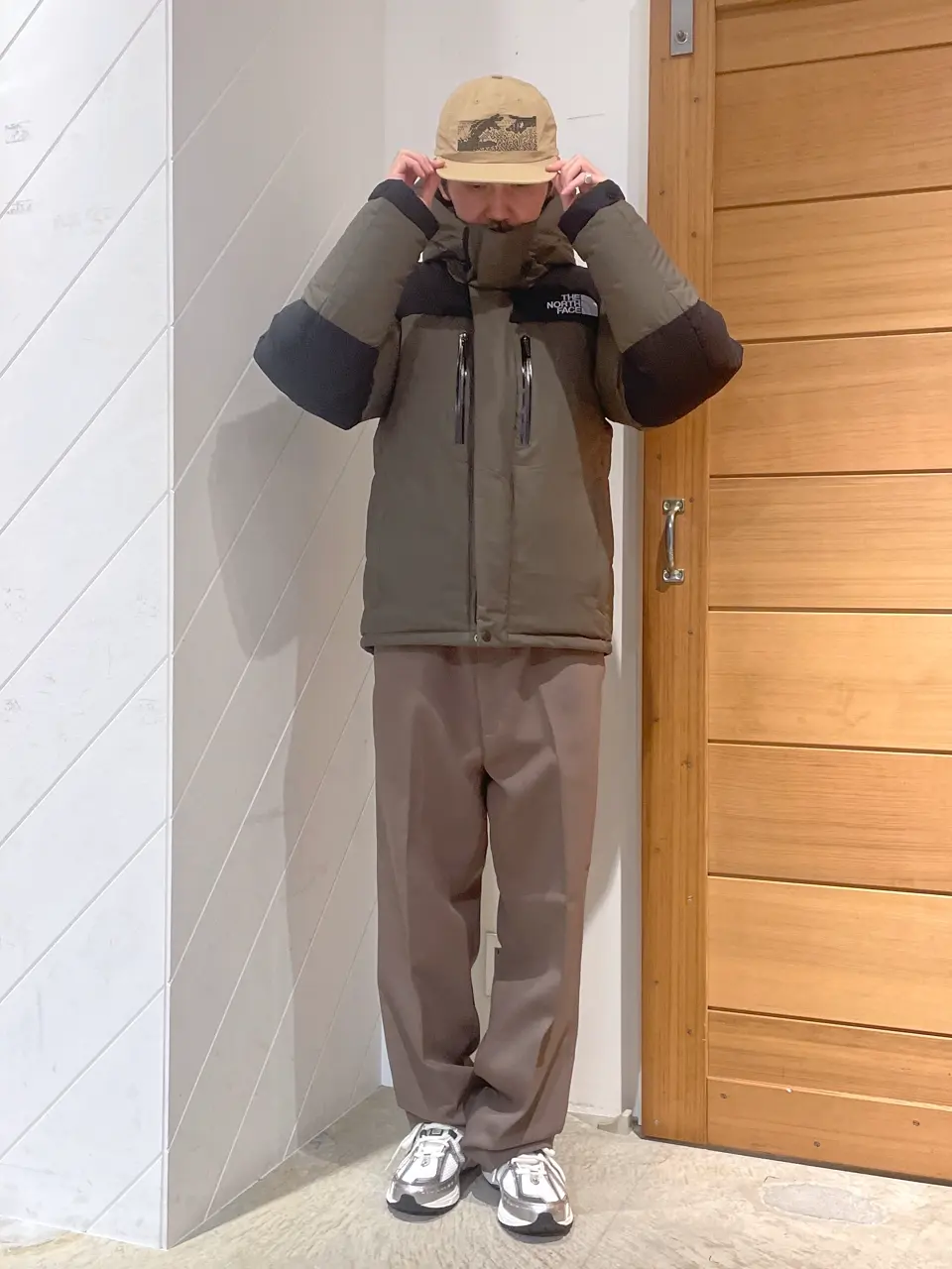GARBAGE / ガーベッジ (KEEP IN TOUCH) Olive GARBAGE/ガーベッジ/SOFT BRIM 6 PANEL CAP KEEP IN TOUCH