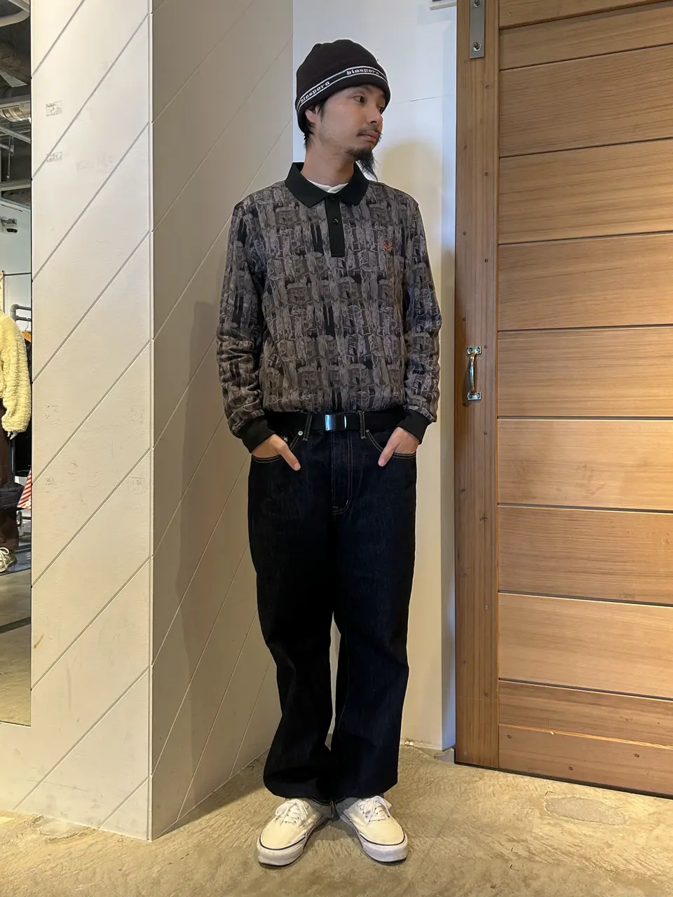 FRED PERRY/フレッドペリー/ABSTRACT PRINT POLO SHIRT/M8692