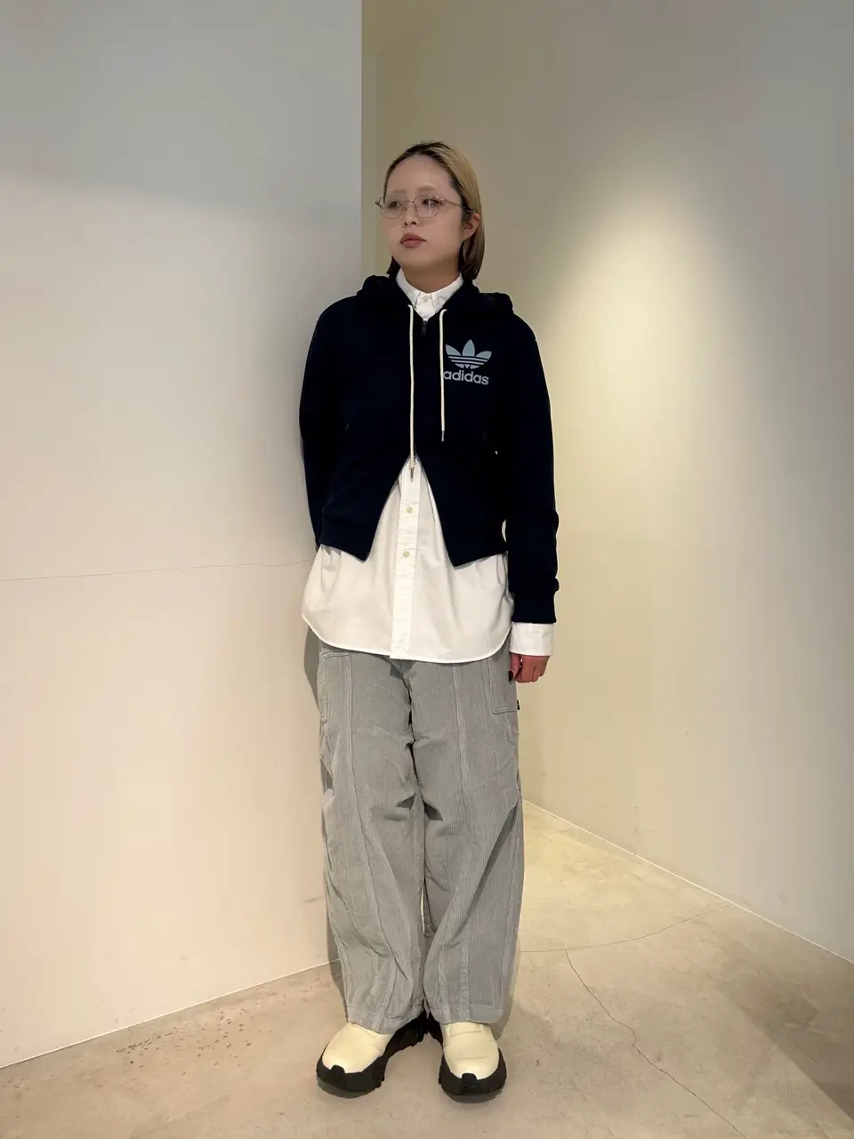 raf simons ss23 polo shirt ポロシャツ UNISEX》Prime-Over Layering Crew Neck Half Zip Polo Shirt