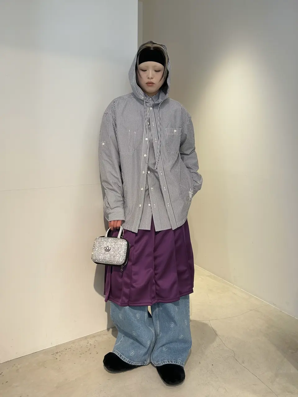 ニードルズ プリーツ トラック スカート Needles プリーツトラック