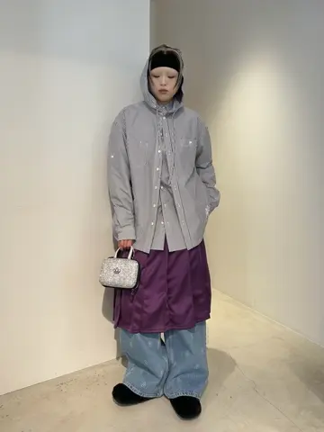 NEEDLES プリーズスカート NEEDLES(ニードルズ)/PLEATED TRACK SKIRT(プリーツ トラック