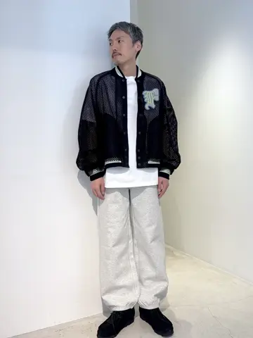 FACETASM/ファセッタズム/MESH STADIUM JACKET/NAT-JK-M08 – calif