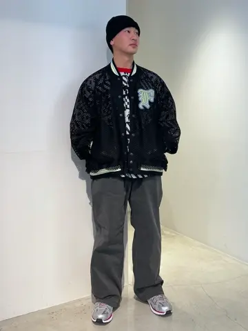 FACETASM/ファセッタズム/MESH STADIUM JACKET/NAT-JK-M08 – calif