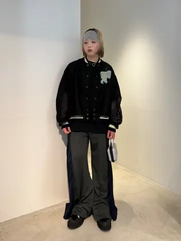 FACETASM/ファセッタズム/MESH STADIUM JACKET/NAT-JK-M08 – calif