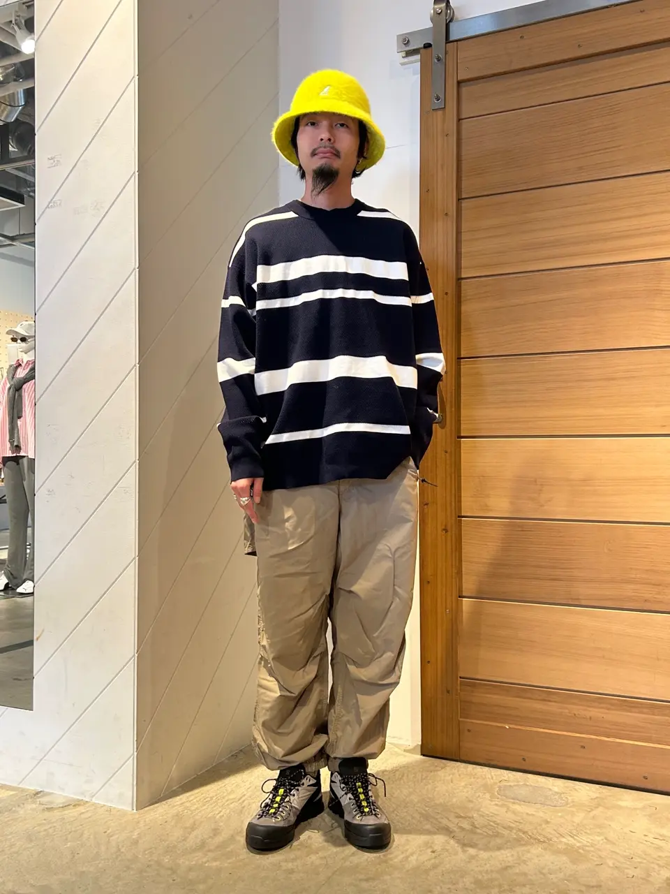 WHITE MOUNTAINEERING/ホワイトマウンテニアリング/STRIPE KNIT