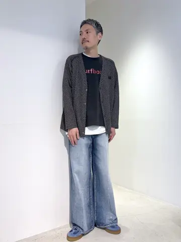 NEEDLES/ニードルズ/V-Neck Cardigan-R/PE Russell/QV347 – calif