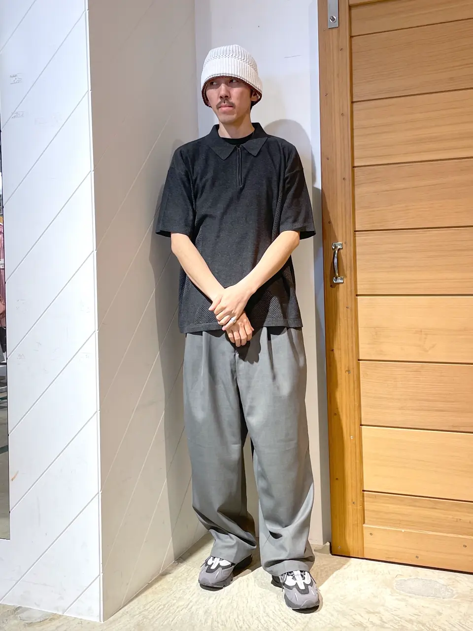 BAL/バル/VENTILATION MESH KNIT ZIP POLO 2143 – calif（カリフ）公式