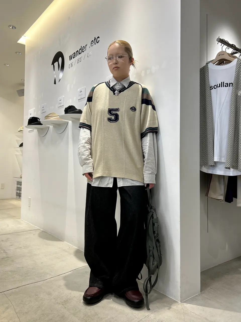 Styles / RICE NINE TEN/ライスナインテン/KNITING GAME SHIRT KN-SSOC