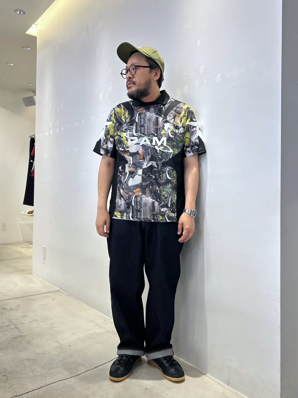 PAM perks and mini リバーシブル　スカジャン L シルバー P.A.M. / PERKS AND MINI (パム パークス アンド ミニ) MARKINGS