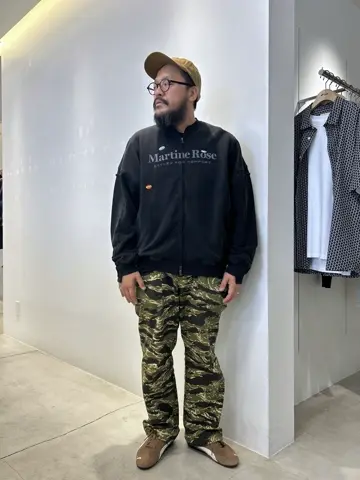 【Martine Rose】■ ジップアップスウェット ■ ブラック ■未使用品 Martine Rose】□ ジップアップスウェット □ ブラックカラー □ 未使用品