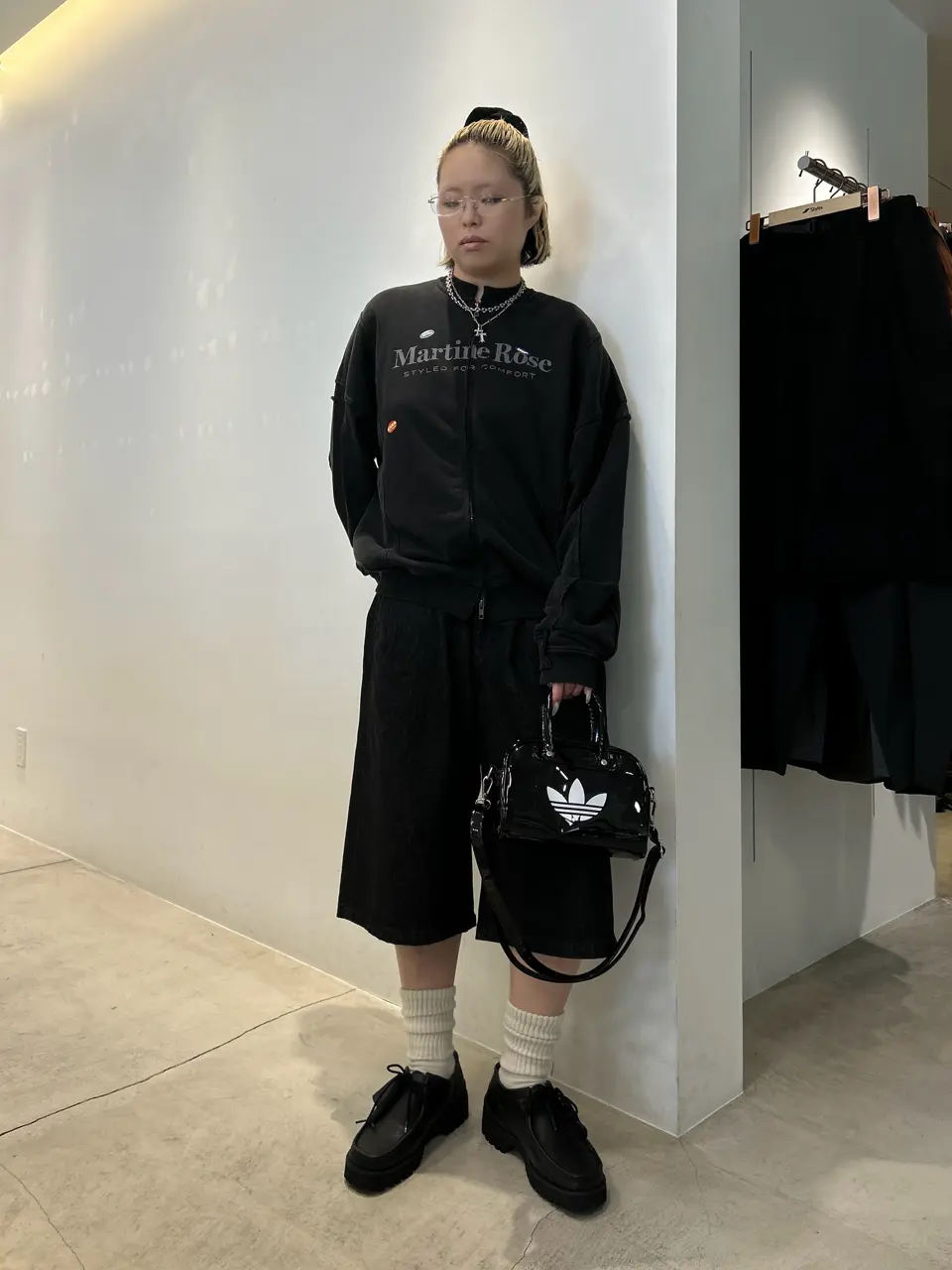 MARTINE ROSE/マーティン ローズ/ZIP UP CREW 642JS02002L