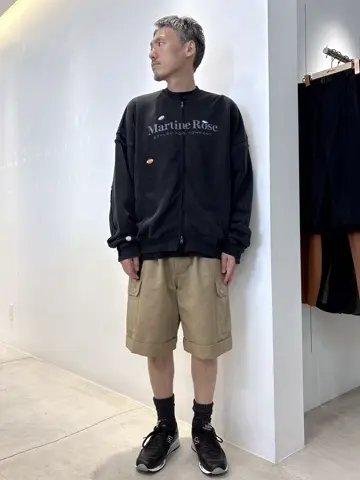 MARTINE ROSE/マーティン ローズ/ZIP UP CREW 642JS02002L – calif