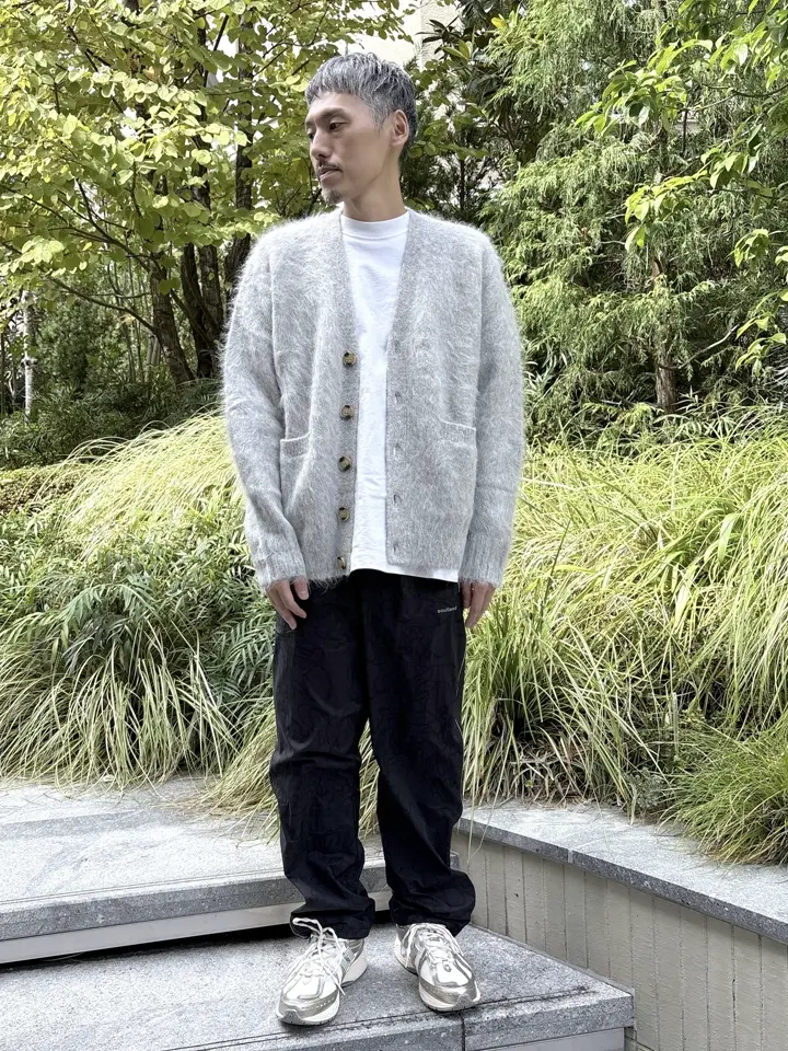 【極上/2XL相当】フィンランド製 レインディアスキン 切替 カーディガン 30%OFF【CAMBIO(カンビオ)】【HIMALAYAN CLIMBERS HAND-KNIT別注