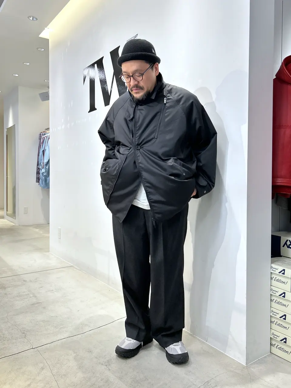 WHITE MOUNTAINEERING/ホワイトマウンテニアリング/WINDSTOPPER RAGLAN