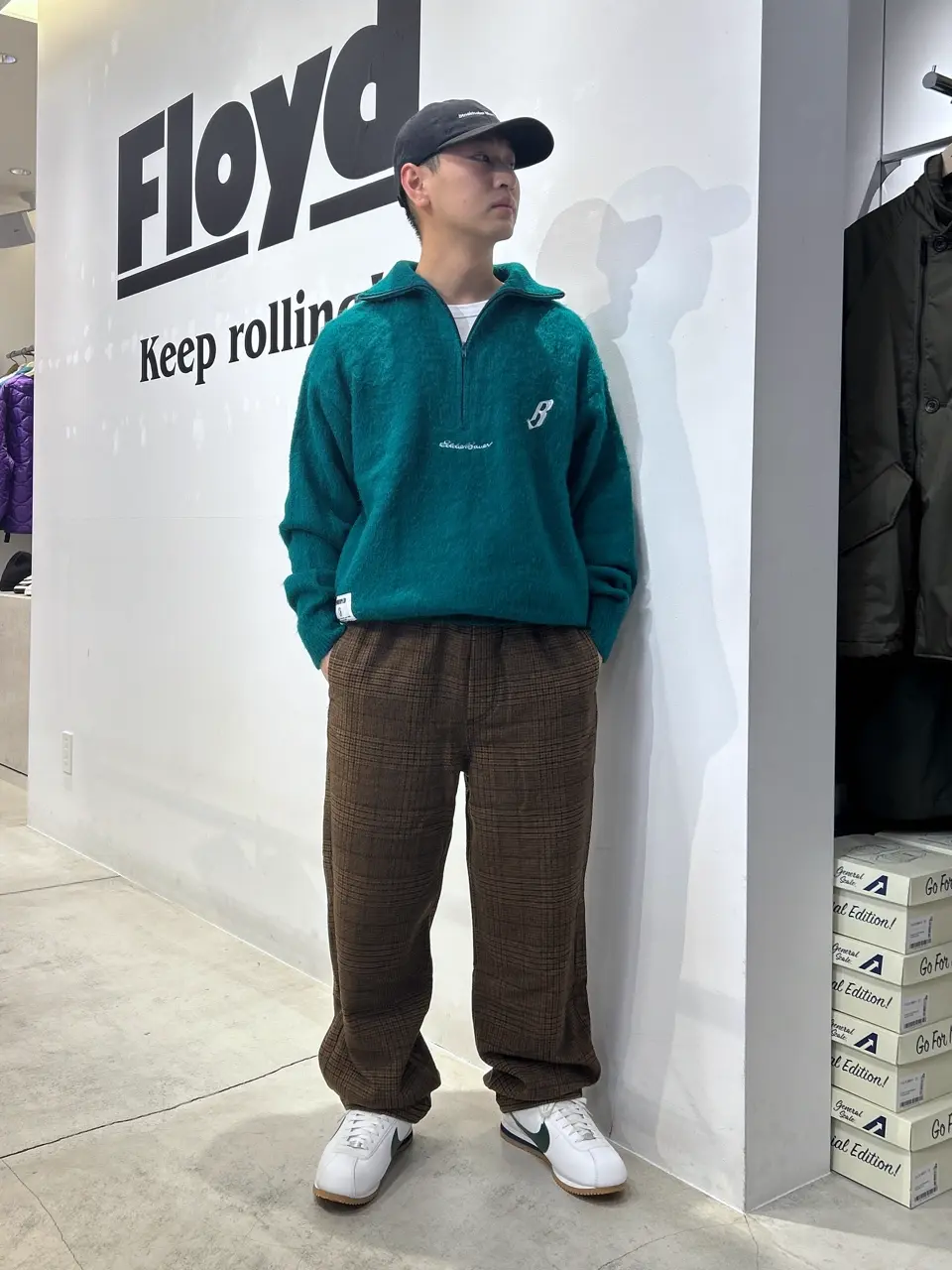 BILLIONAIRE BOYS CLUB/ビリオネア・ボーイズ・クラブ/EB HALF ZIP UP