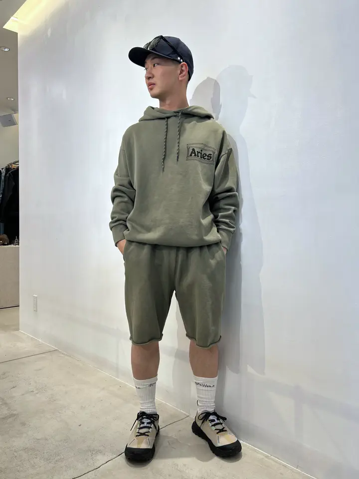 ARIES/アリーズ/Premium Aged Temple Sweatshort AR3002305 – calif