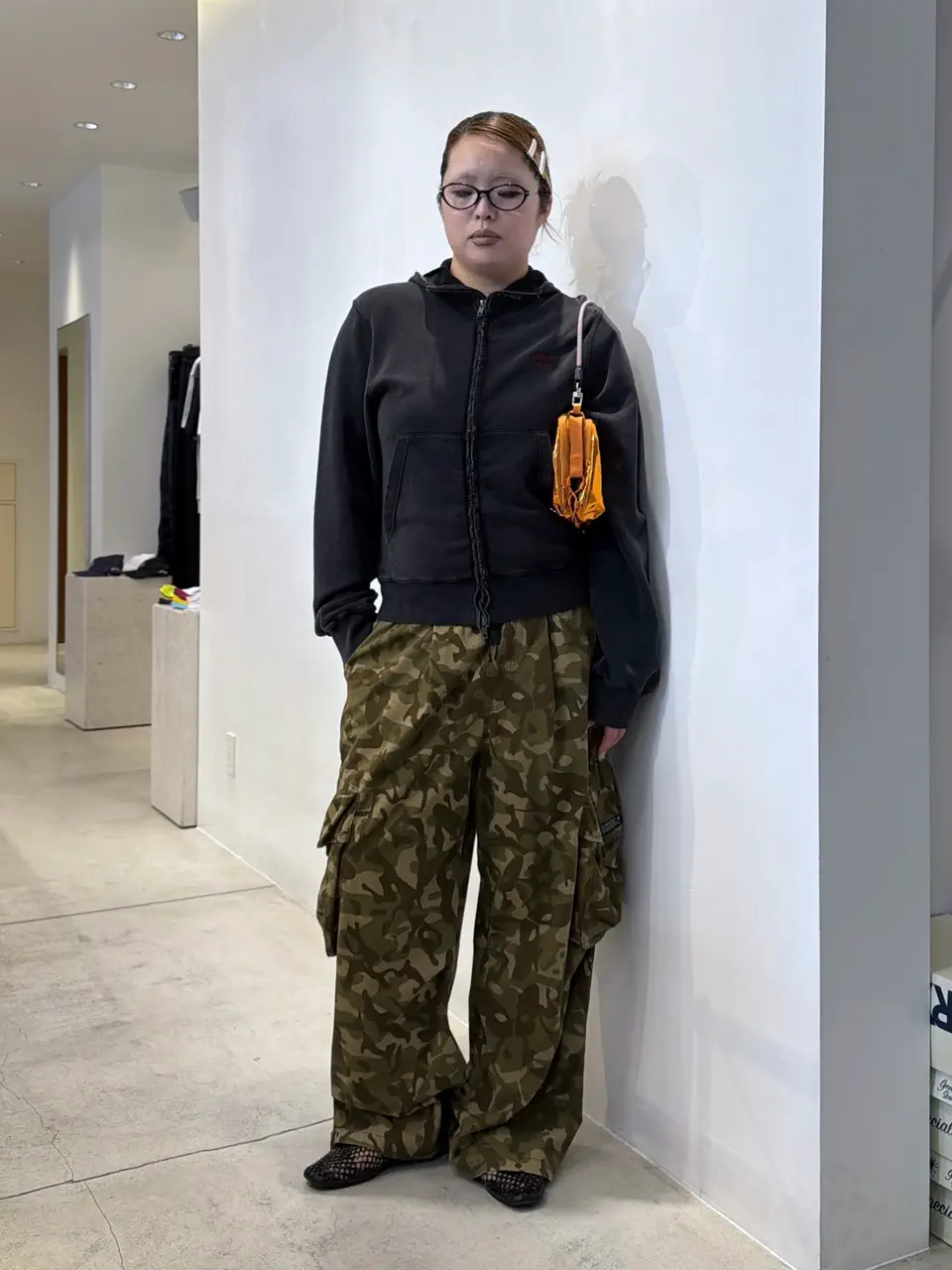 MARTINE ROSE/マーティン ローズ/HOODED ZIP CREW 682JS02002 – calif