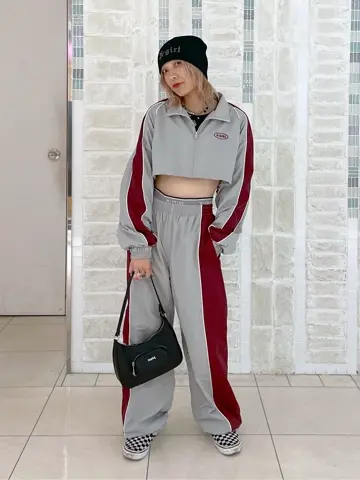 X-girl BICOLOR JACKET & PANTS セットアップ X-girl BICOLOR JACKET & PANTS セットアップ