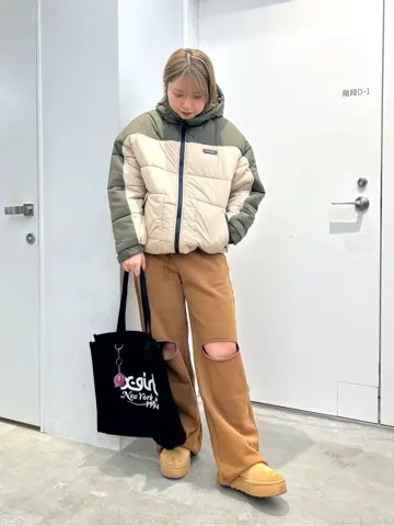 BICOLOR PUFFER JACKET X-girl – calif（カリフ）公式サイト