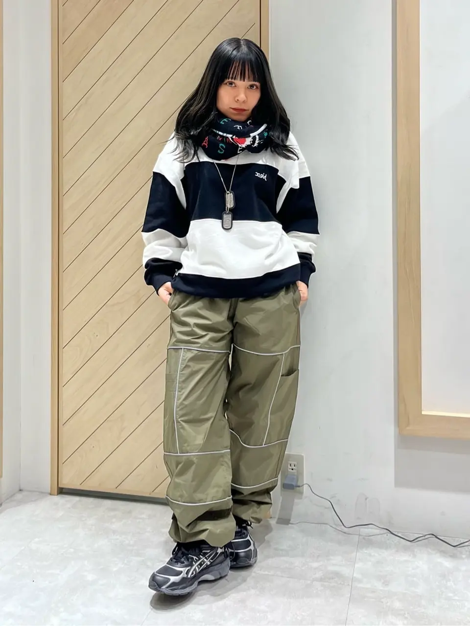 Cropped Heads x泥棒日記コラボリバーシブルジャケット　XLサイズ 8762-612-