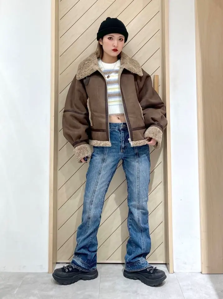 ジャケット・アウター 00s Japanese Label fur mouton jacket 00s Japanese Label fur mouton jacket