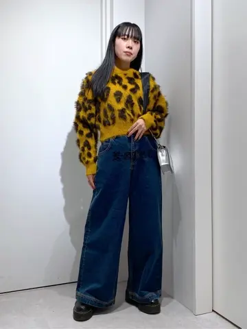 LEOPARD CROPPED KNIT TOP X-girl – calif（カリフ）公式サイト