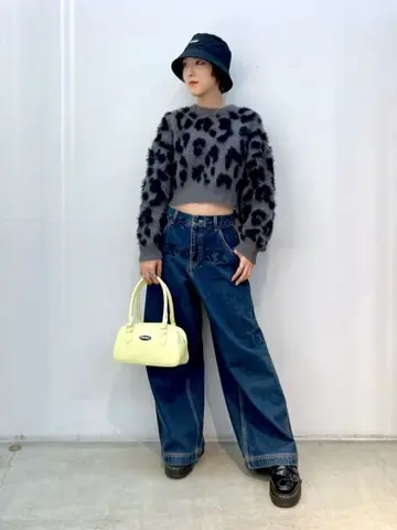 LEOPARD CROPPED KNIT TOP X-girl – calif（カリフ）公式サイト