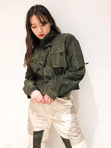 ゆなたこす：Eaphi CURVE CUT LINE JACKET EAPHI CURVE CUT LINE JACKET BLACK - メルカリ