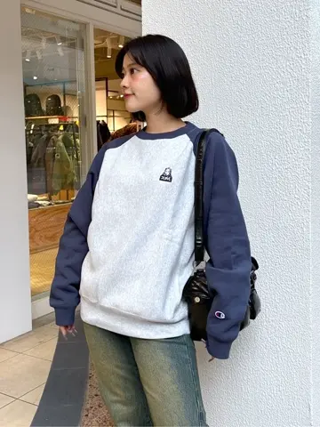 X-girl x Champion REVERSE WEAVE R RAGLAN SWEAT TOP – calif（カリフ