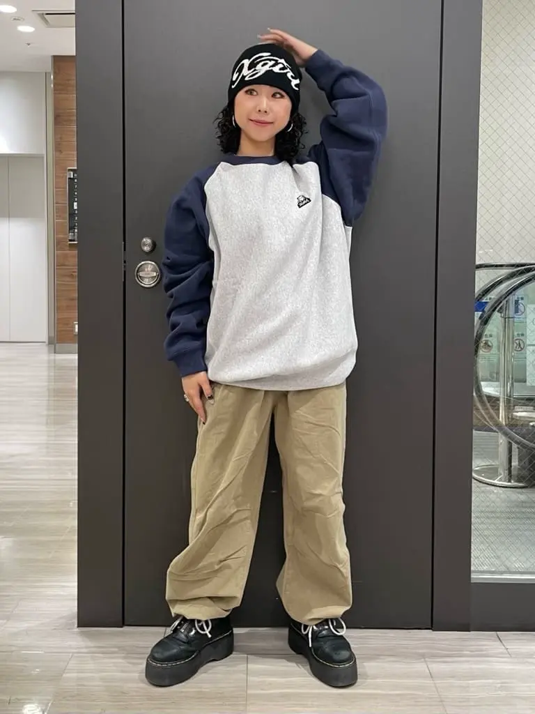 X-girl x Champion REVERSE WEAVE R RAGLAN SWEAT TOP – calif（カリフ