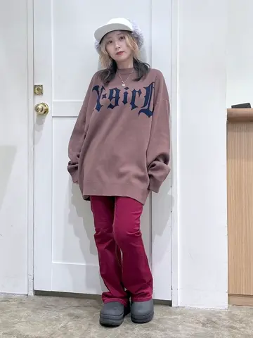 GOTHIC LOGO JACQUARD KNIT TOP – calif（カリフ）公式サイト