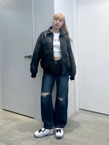DISTRESSED FAUX LEATHER JACKET – calif（カリフ）公式サイト