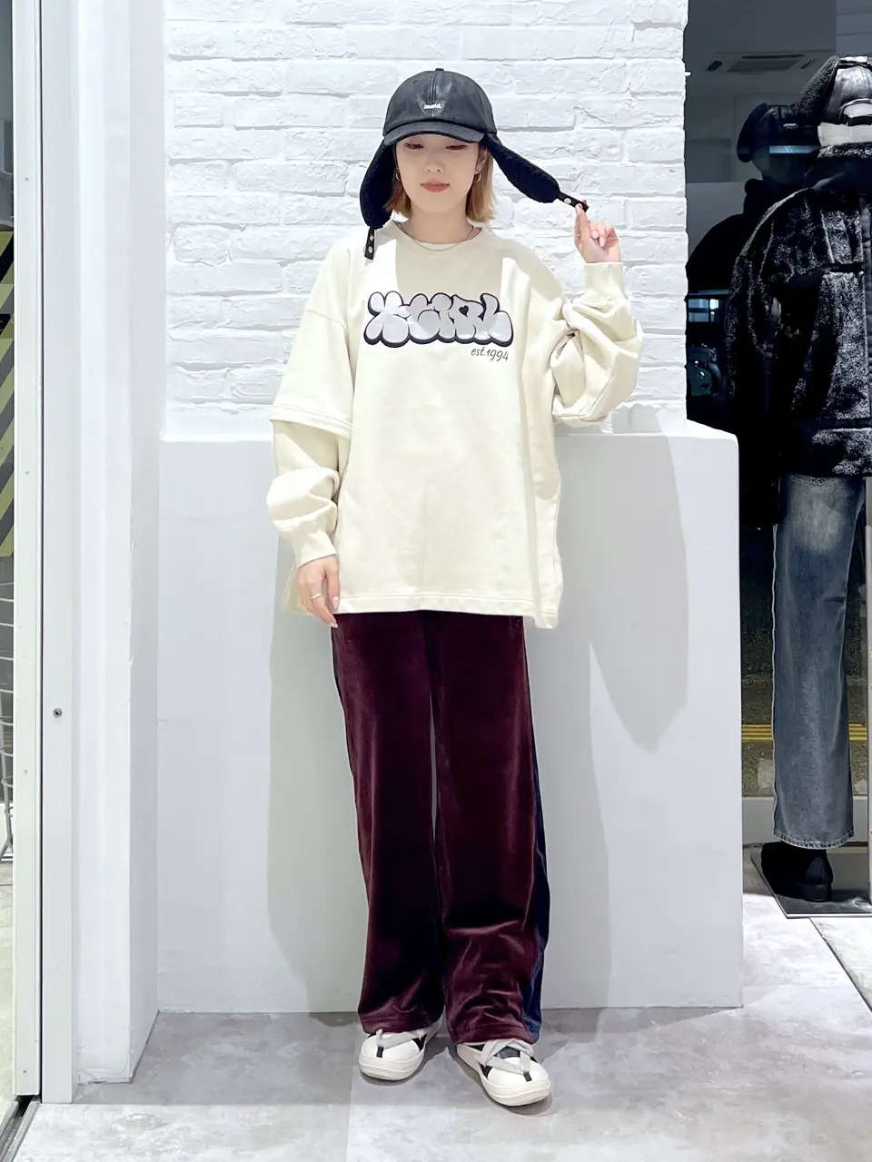 PLUMP LOGO LAYERED SWEAT TOP – calif（カリフ）公式サイト