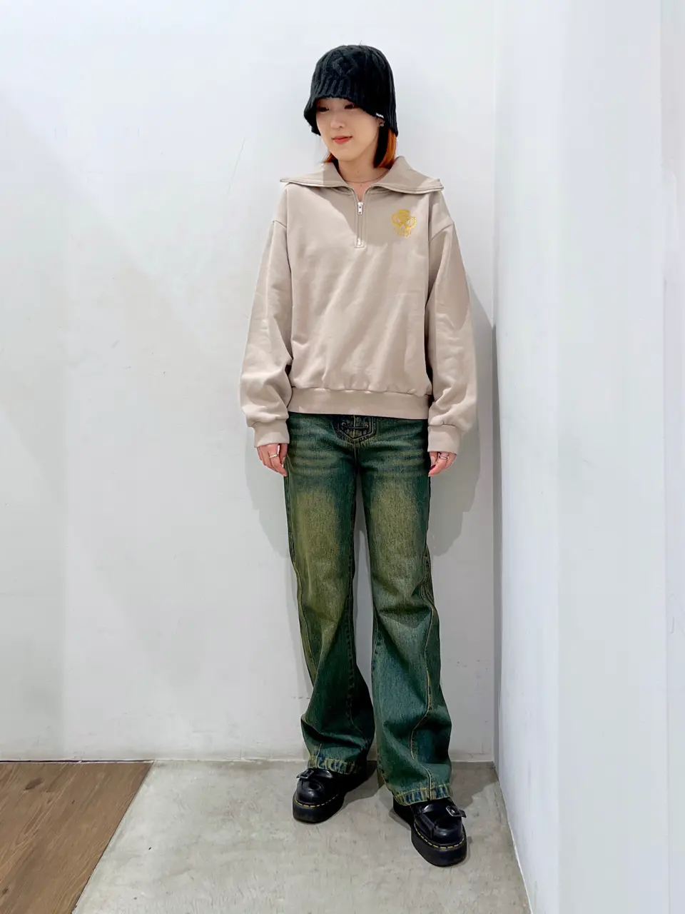 PREP LOGO HALF ZIP SWEAT TOP – calif（カリフ）公式サイト