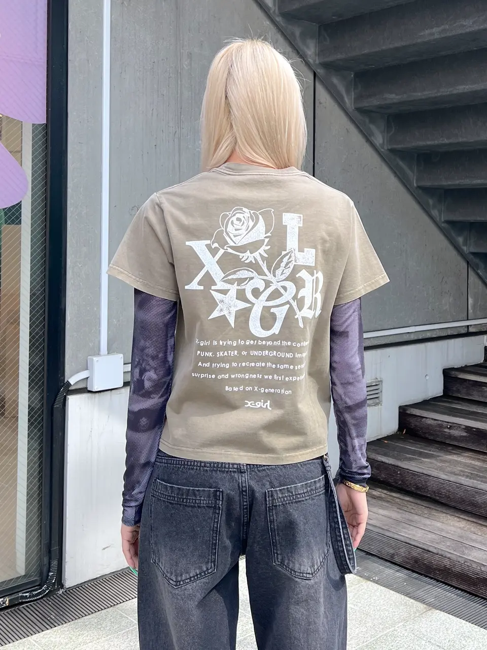 ROSE LOGO FADED S/S TEE – calif（カリフ）公式サイト