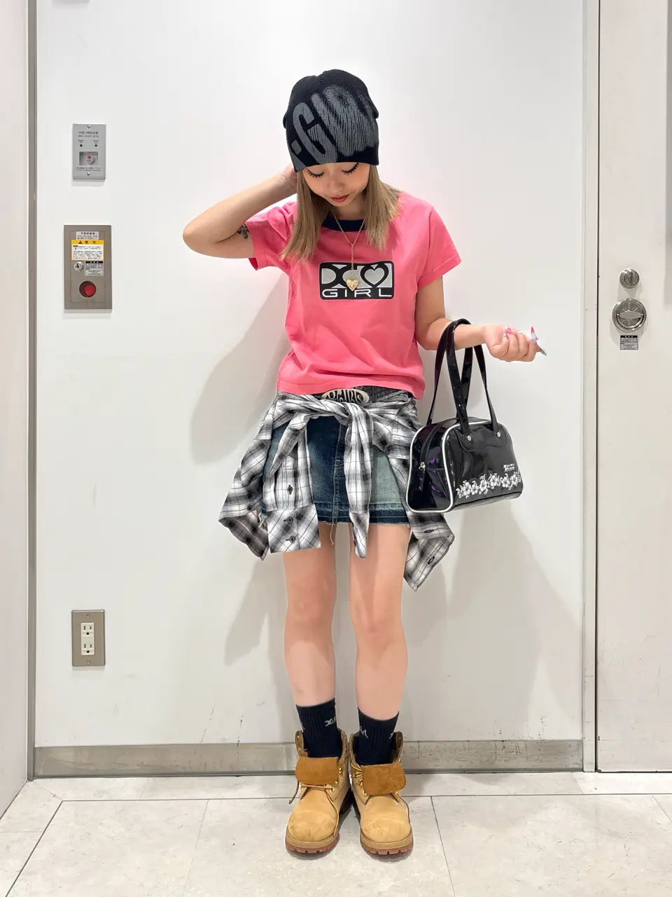 HTH glitter heart logo ブラック スカート GLITTER HEART BOX LOGO S/S BABY TEE – calif（カリフ）公式サイト