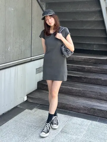 FADED I LOVE XG LOGO ONE POINT DRESS – calif（カリフ）公式サイト