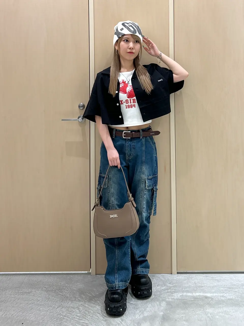 自由人 FACE OPEN COLLAR CROPPED SHIRT – calif（カリフ）公式サイト