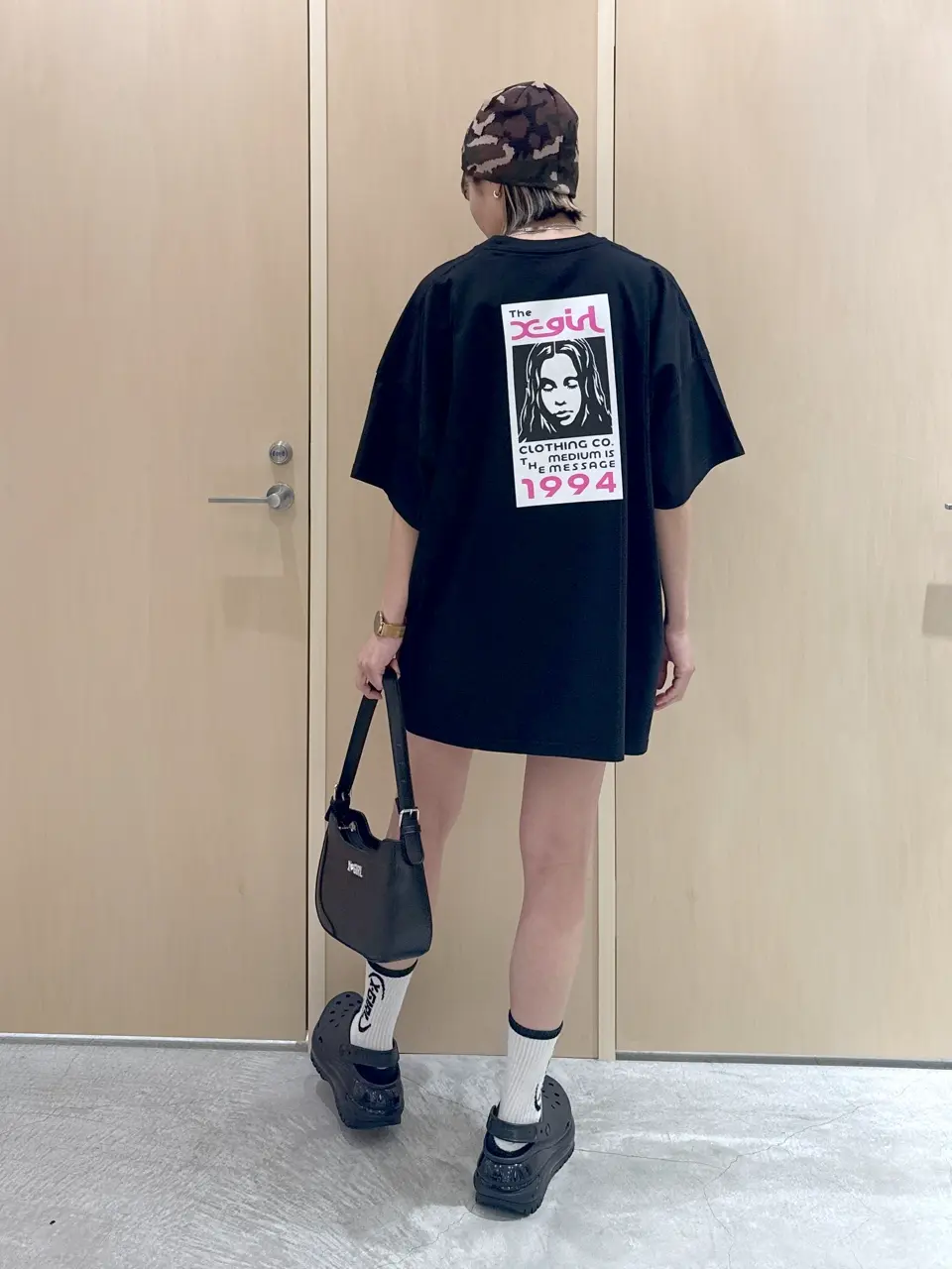 X-girl × HIROSHINAGAI BIG TEE DRESS 4/19(Fri.) X-girl × HIROSHI NAGAI | NEWS | X-girl OFFICIAL