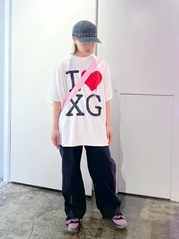 X-girl / STENCIL I LOVE XG LOGO S/S BIG TEE DRESS – calif（カリフ