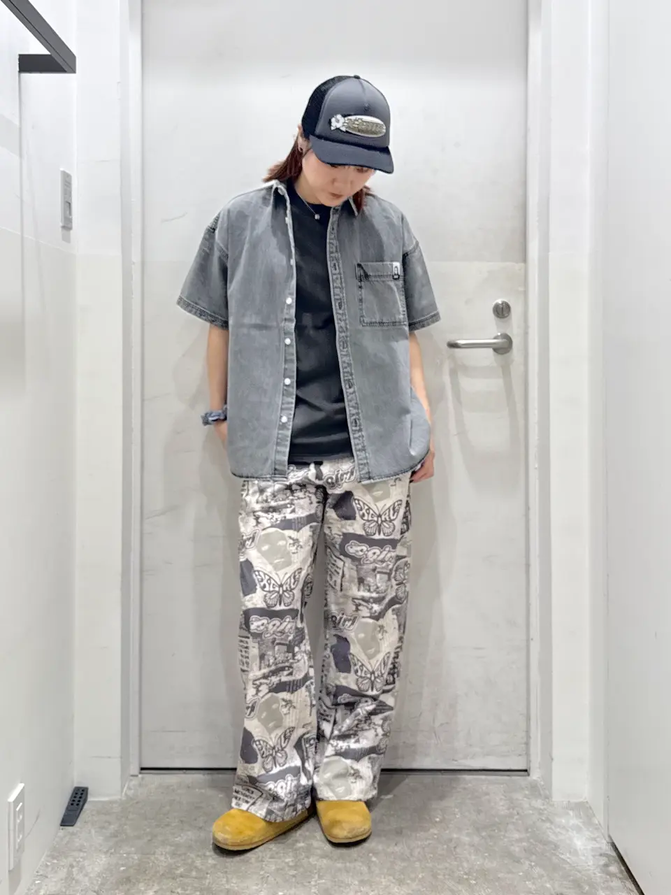 FACE LABEL LIGHT DENIM S/S SHIRT – calif（カリフ）公式サイト