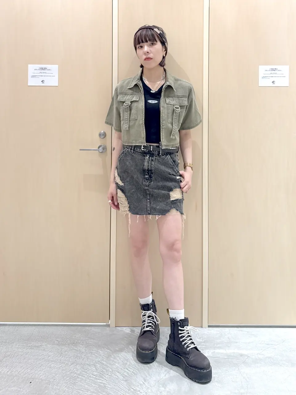 DISTRESSED DENIM MINI SKIRT – calif（カリフ）公式サイト