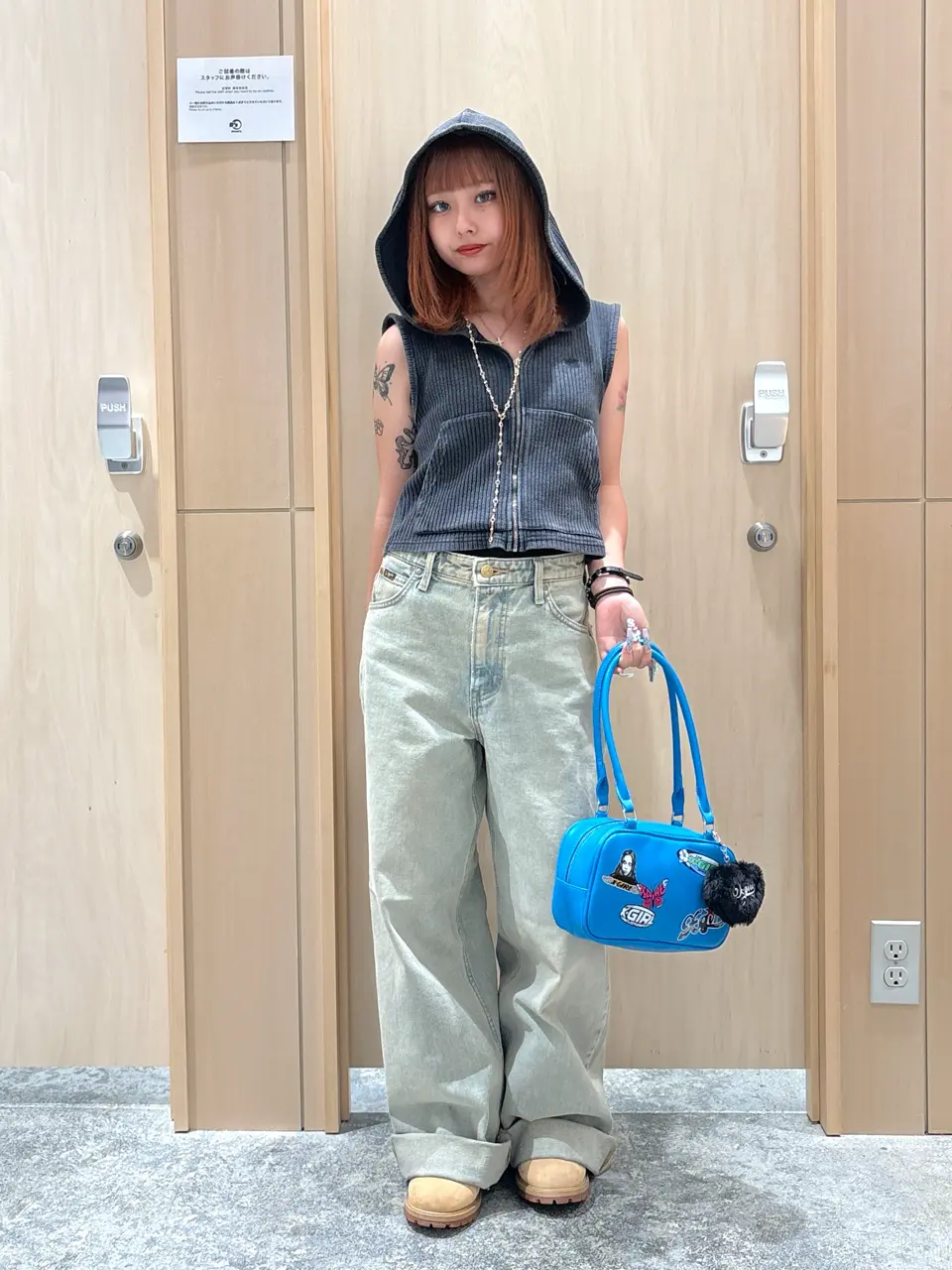 blugirl jeans ブルーガールのデニムトップス ドロストデニムSH|RETRO GIRL | RETRO GIRL ONLINE STORE レトロ