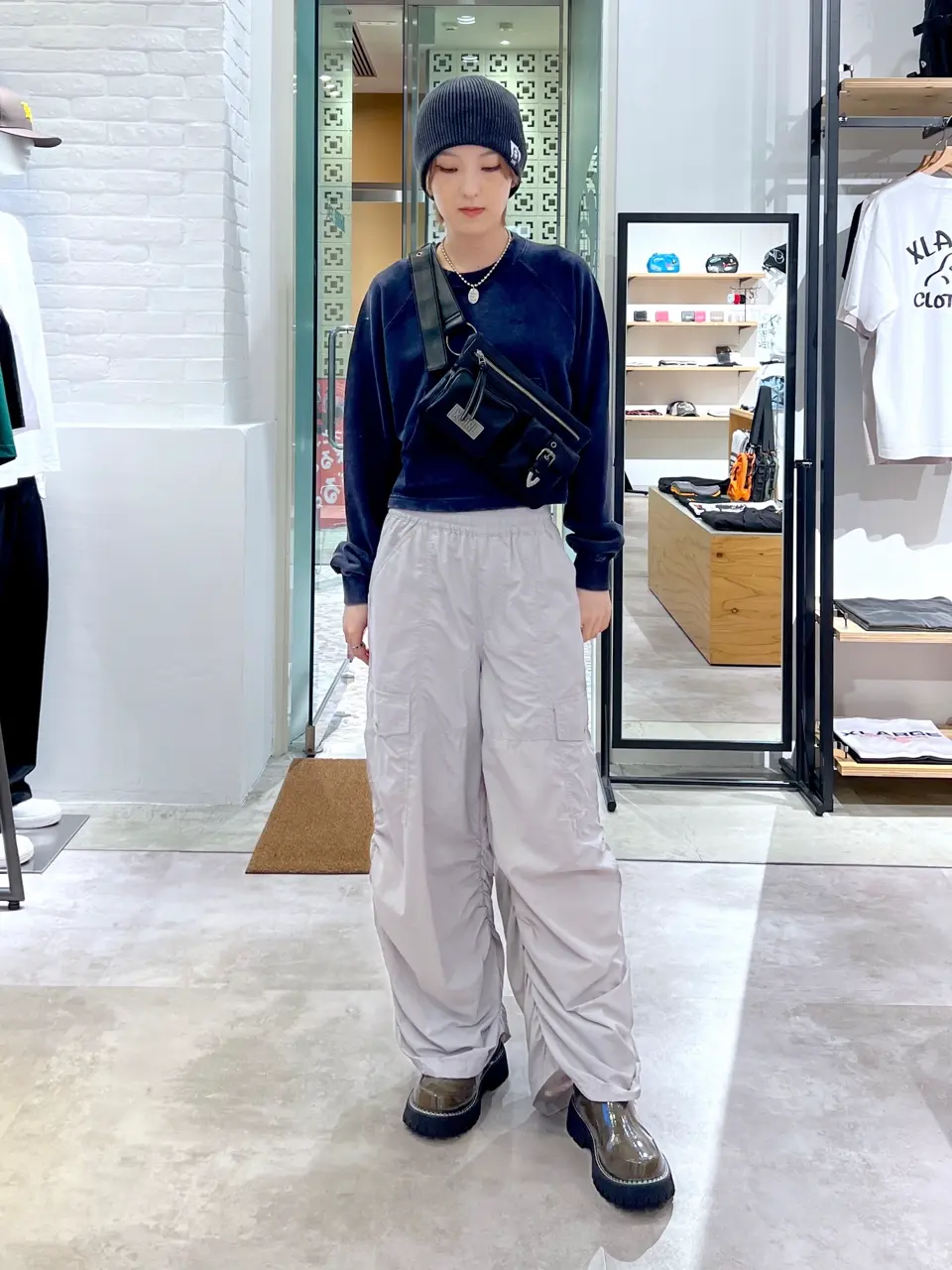✨美品✨　X-girl セットアップ X-girl RHINESTONE STAR CURSIVE LOGO SWEAT HOODIE ＆ PANTS (X
