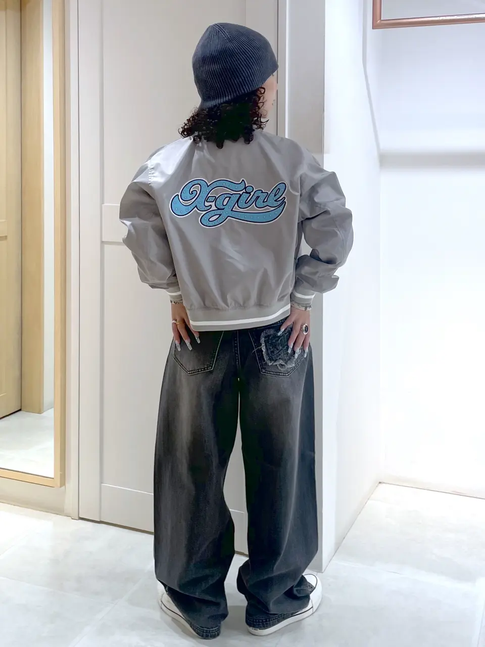 X-GIRL ストライプセットアップ 140サイズ X-GIRL ストライプセットアップ 140サイズ X-GIRL ストライプ