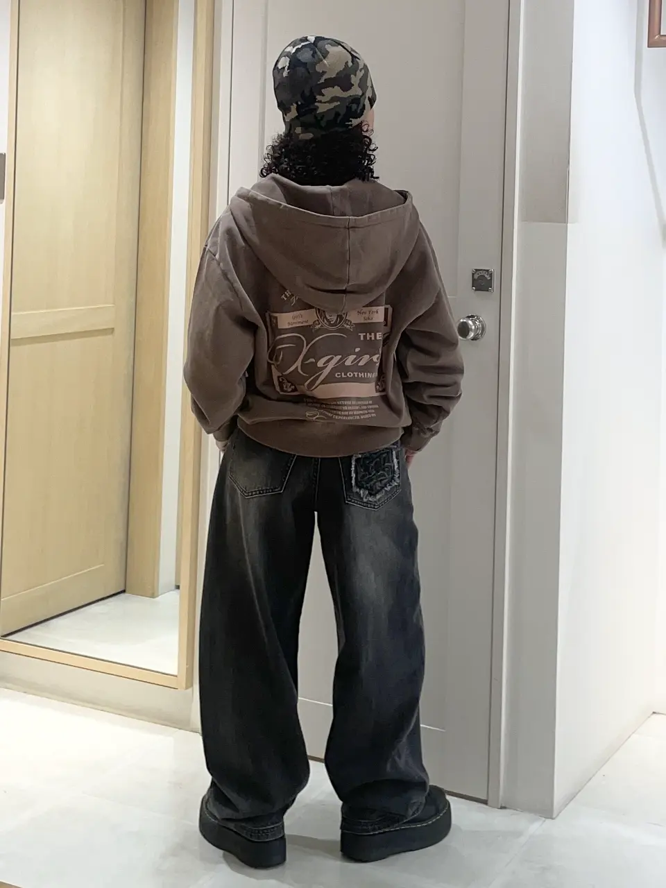 PIGMENT DYED FACE LABEL ZIP UP SWEAT HOODIE – calif（カリフ）公式